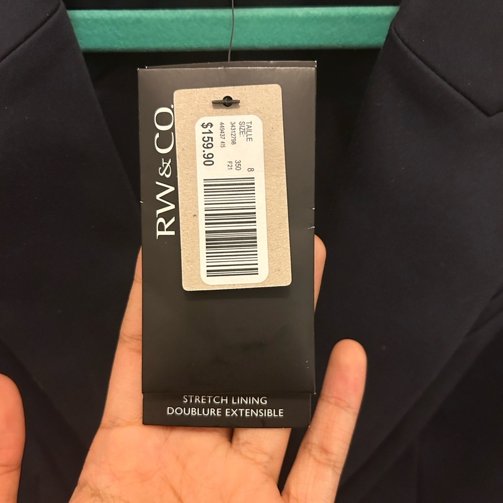 RW&CO. Midnight Blue Women's Blazer - Picture 12 of 16